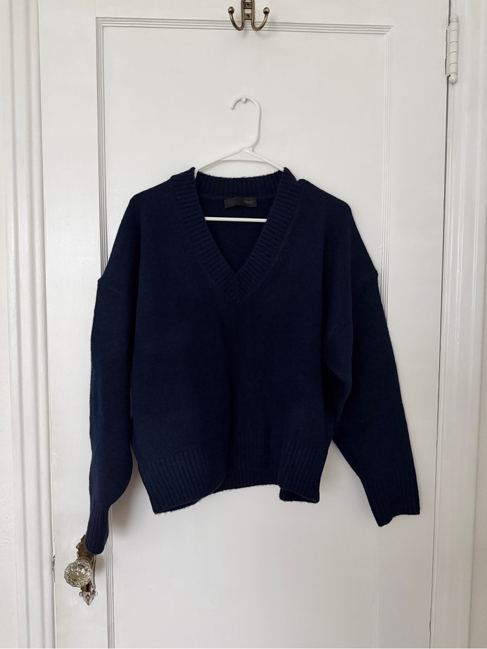 Zara Navy Oversized Sweater